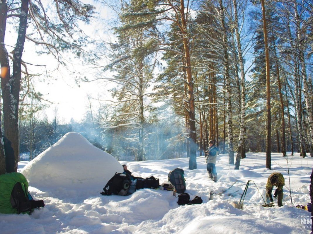 Ночевка в тайге